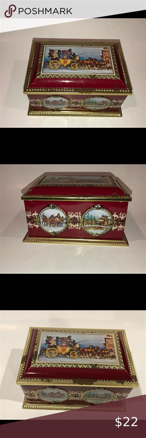 western germany metal box 1950|vintage west german metal boxes.